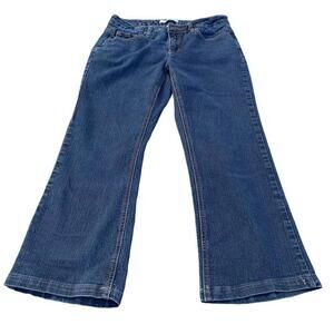 Cleo Petites Womens Size 8P Straight Leg Blue Jeans Medium Wash​​